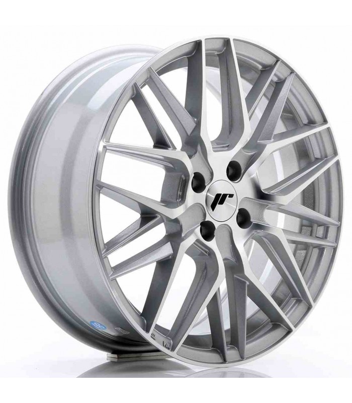 JR Wheels JR28 17x7 ET40 4x100 Silver Machined