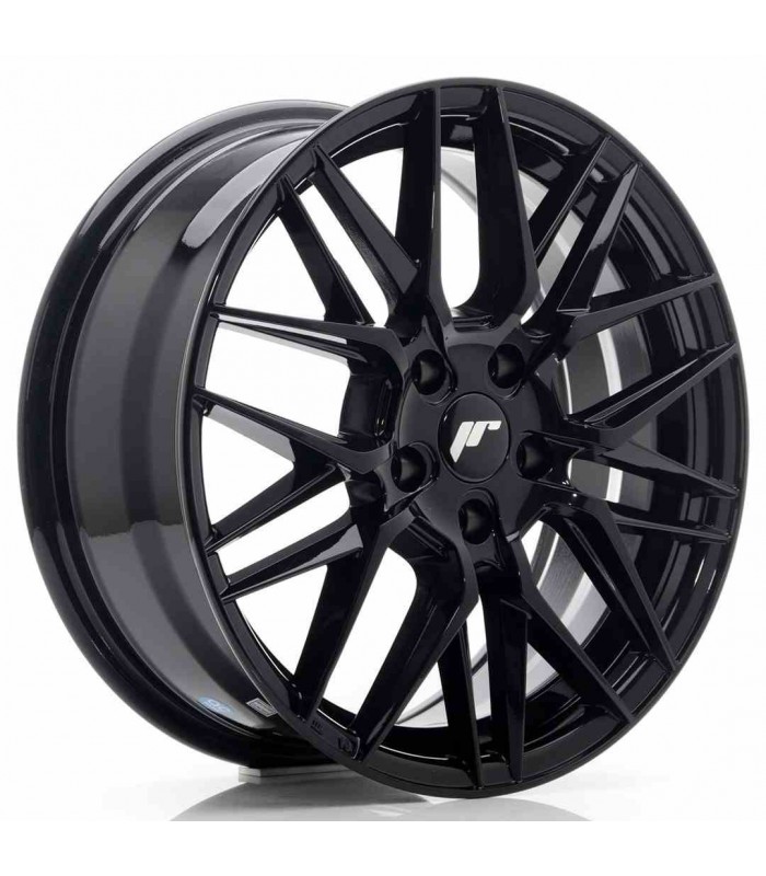 JR Wheels JR28 17x7 ET40 5x112 Glossy Black