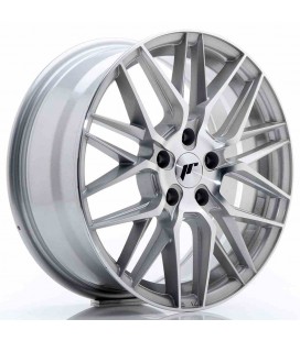 JR Wheels JR28 17x7 ET40 5x112 Silver Machined Face
