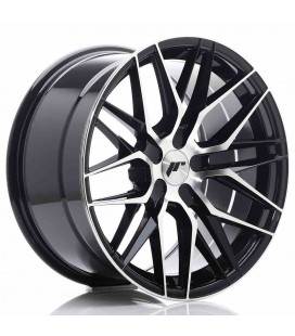 JR Wheels JR28 18x9,5 ET20-40 5H BLANK Gloss Black Machined Face