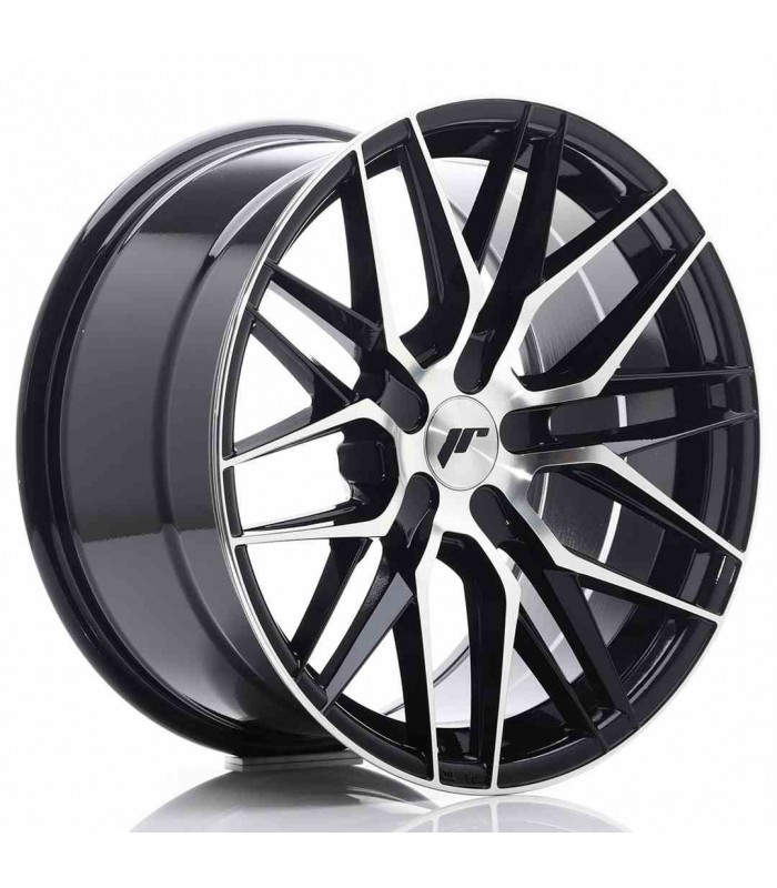 JR Wheels JR28 18x9,5 ET20-40 5H BLANK Gloss Black Machined Face