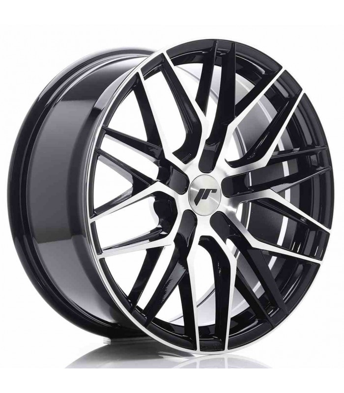 JR Wheels JR28 19x8,5 ET20-40 5H BLANK Gloss Black Machined Face