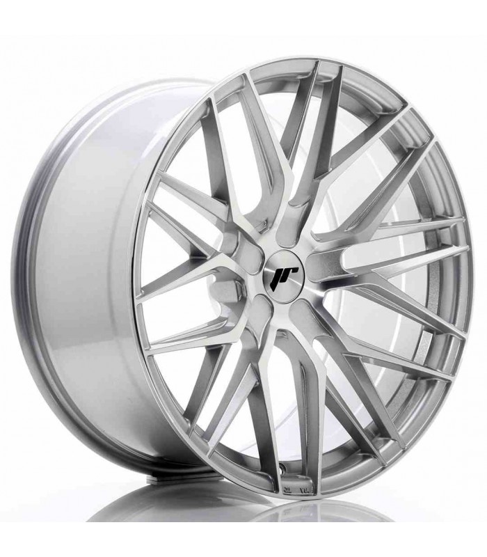 JR Wheels JR28 20x10 ET20-40 5H BLANK Silver Machined Face
