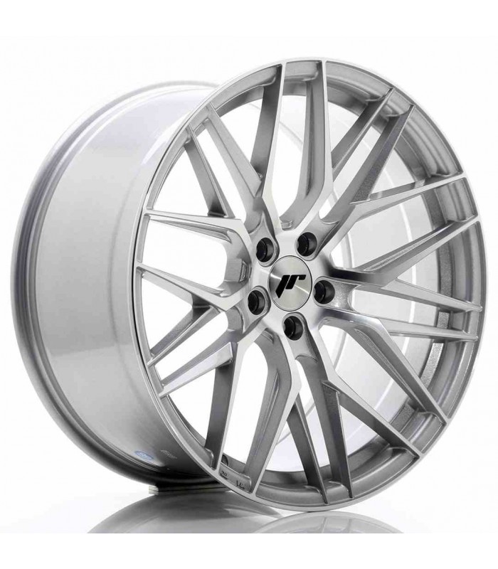 JR Wheels JR28 20x10 ET40 5x112 Silver Machined Face