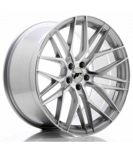JR Wheels JR28 20x10 ET40 5x120 Silver Machined Face