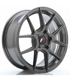 JR Wheels JR30 17x7 ET20-40 5H BLANK Hyper Gray