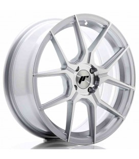 JR Wheels JR30 17x7 ET40 4x100 Silver Machined Face