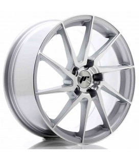 JR Wheels JR36 18x8 ET35 5x120 Silver Brushed Face