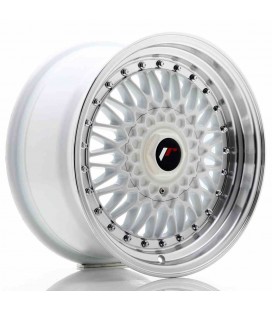 JR Wheels JR9 16x8 ET25 4x100/108 White w/Machined Lip