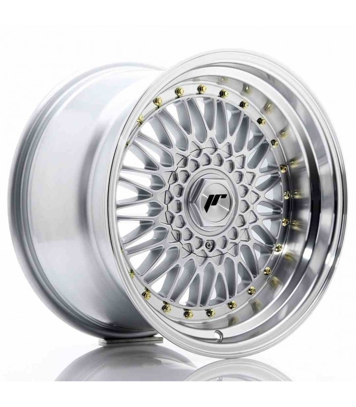 JR Wheels JR9 17x10 ET20 5x112/120 Silver w/Machined Lip