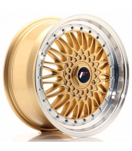 JR Wheels JR9 17x7,5 ET20 BLANK Gold w/Machined Lip