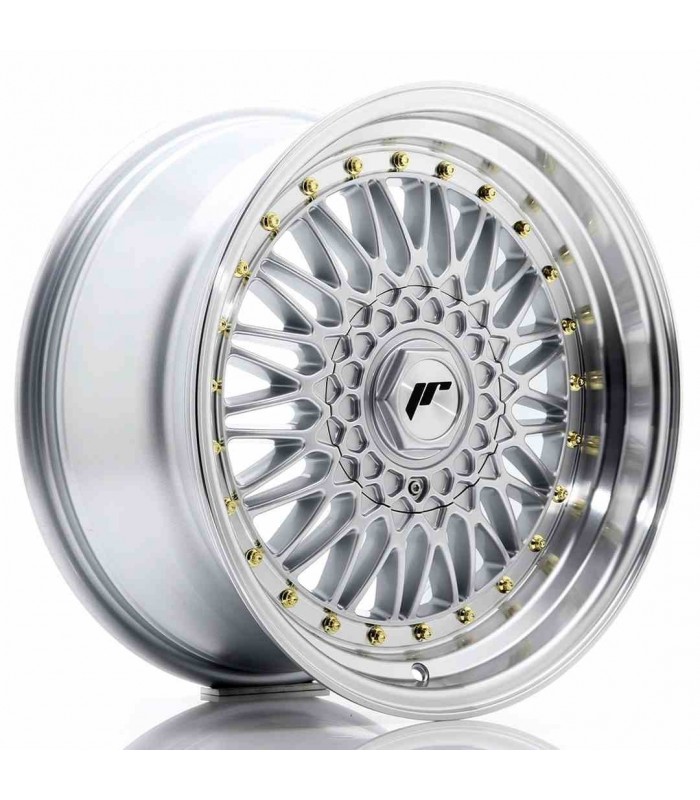 JR Wheels JR9 17x8,5 ET20-35 BLANK Silver w/Machined Lip