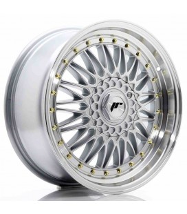 JR Wheels JR9 18x8 ET35-40 BLANK Silver w/Machined Lip