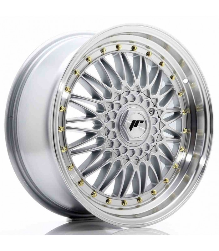 JR Wheels JR9 18x8 ET40 5x112/114 Silver w/Machined Lip