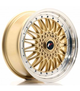 JR Wheels JR9 18x8 ET40 5x112/120 Gold w/Machined Lip