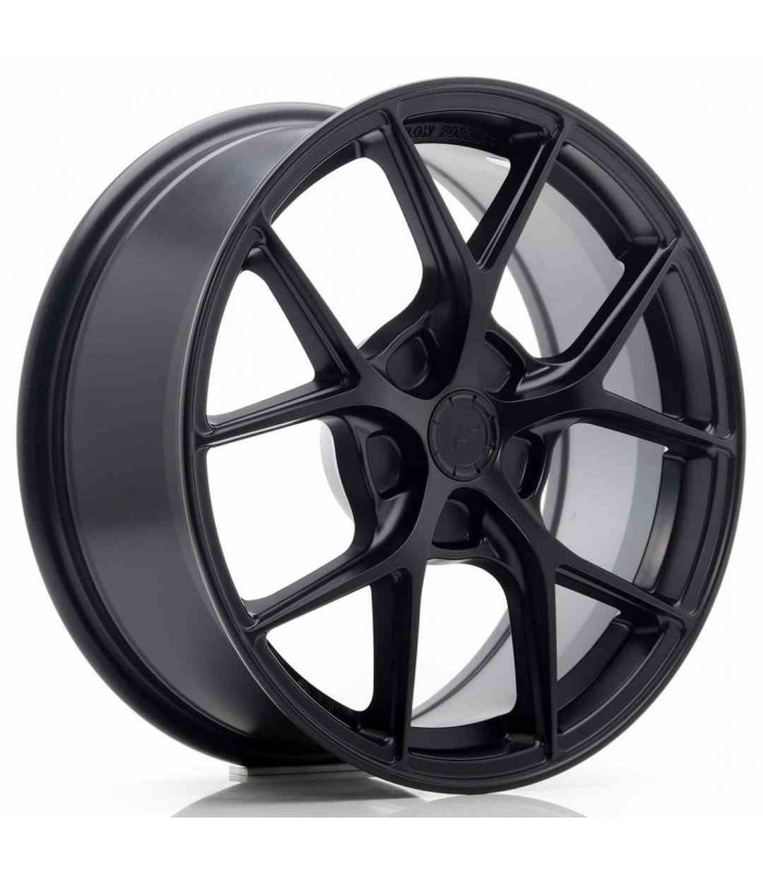 JR Wheels SL01 17x7 ET20-40 5H BLANK Matt Black