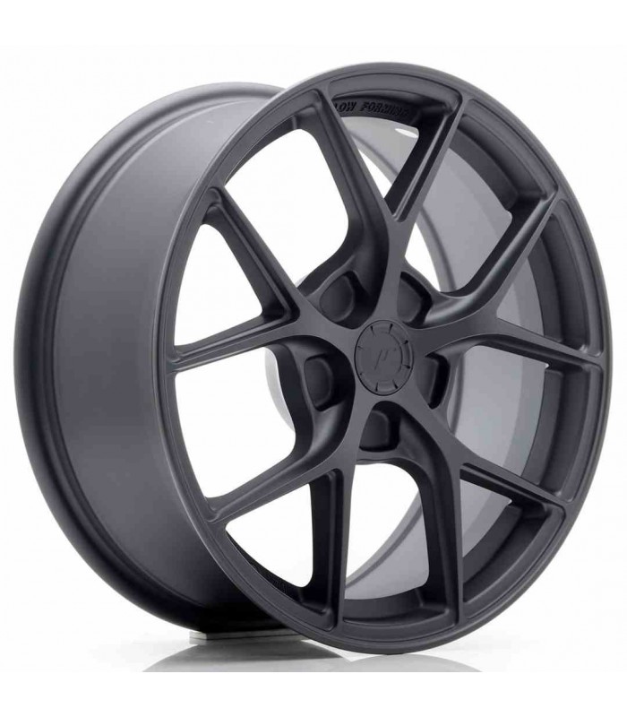 JR Wheels SL01 17x7 ET20-40 5H BLANK Matt Gun Metal