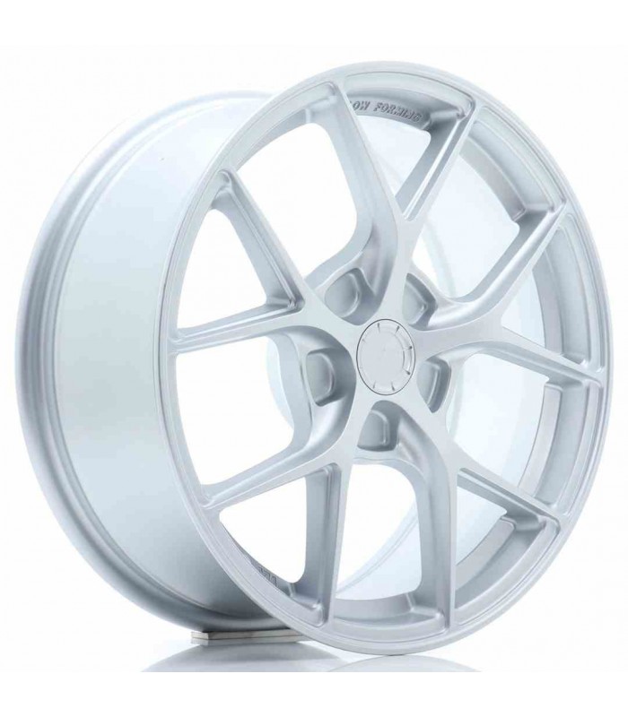 JR Wheels SL01 17x7 ET20-40 5H BLANK Matt Silver