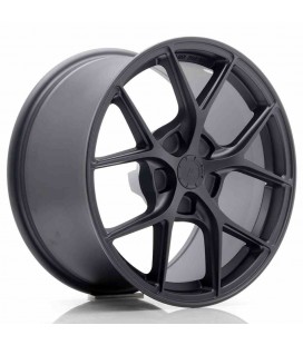 JR Wheels SL01 17x9 ET20-50 5H BLANK Matt Gun Metal