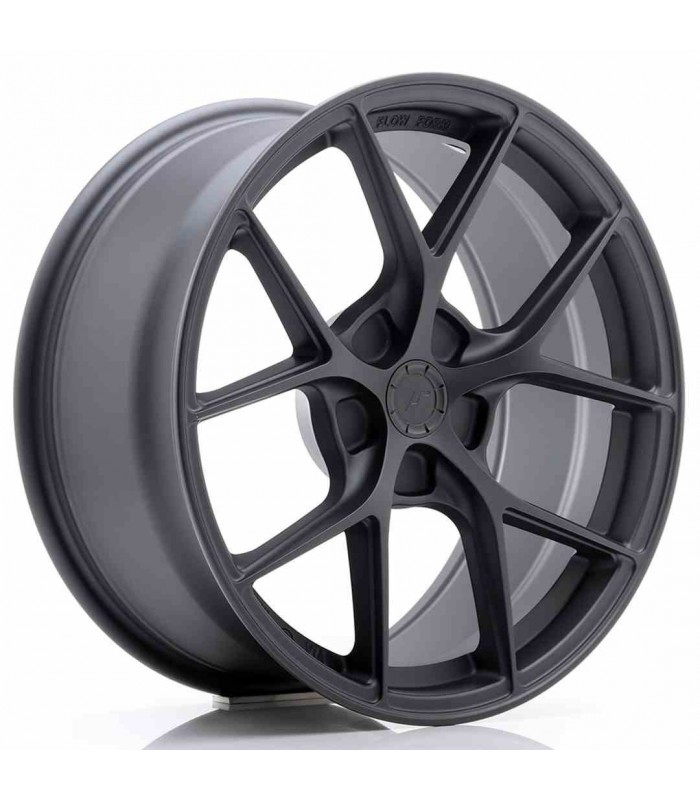 JR Wheels SL01 18x8 ET20-40 5H BLANK Matt Gun Metal