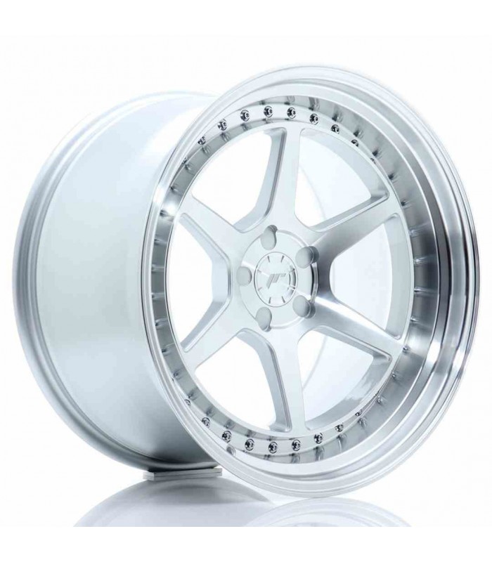 JR Wheels JR43 19x11 ET0-25 5H BLANK Silver w/Machined Face
