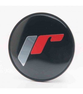 Cap Sticker for C087 - Black + Silver/Red Letters