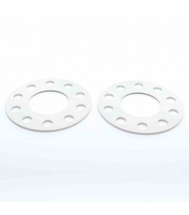 WS1 Spacers 3.5mm 5x114 69,7 Silver for Tesla