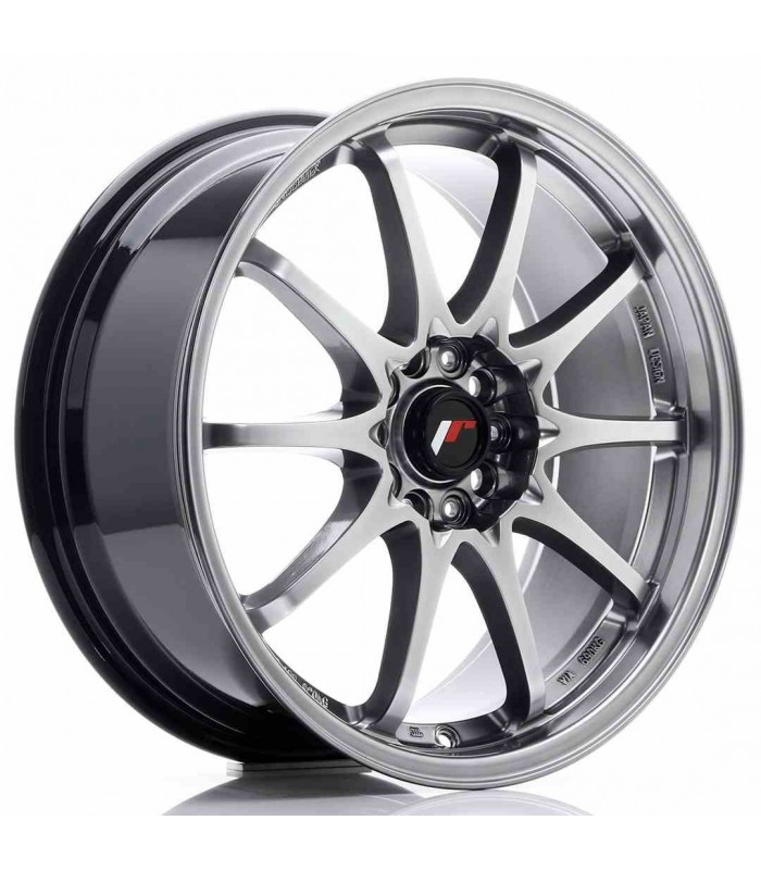JR Wheels JR5 18x8 ET35 5x100 Hyper Black