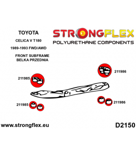 211986A: Front subframe - rear bush SPORT