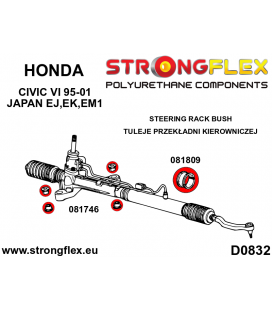 086225B: Steering rack mount bush kit