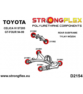 211992B: Rear diff mount - front bush