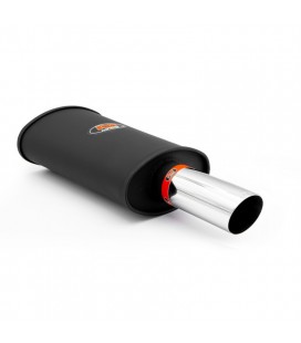 Sports silencer with two polished tips