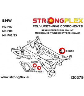 032052A: Rear diff mount - rear bush SPORT