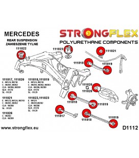 116226B: Rear suspension bush kit