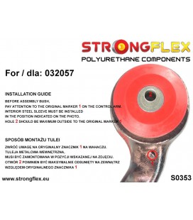 036071A: Full suspension polyurethane bush kit SPORT