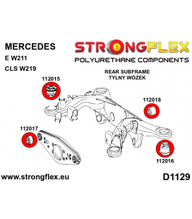 116265B: Rear subframe bush kit