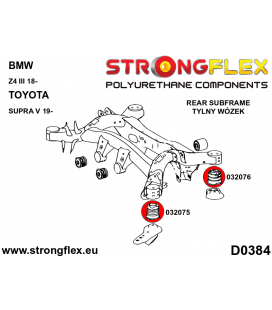 032075B: Rear subframe – front bush