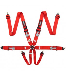 RRS R6 6 POINT 3" HARNESS FIA BLACK