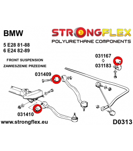 036076B: Front suspension bush kit