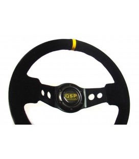 QSP 2 SPOKE SUEDE HANDLEBAR 330MM / 65MM