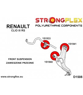 156082B: Front suspension bush kit