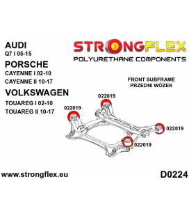 026268A: Full suspension polyurethane bush kit SPORT