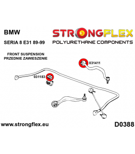 036085B: Full suspension polyurethane bush kit