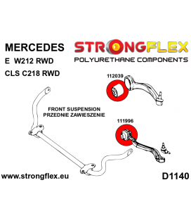 116274B: Front suspension bush kit