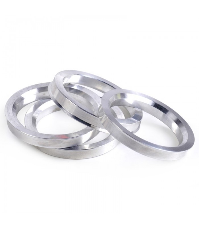 Aluminum Set of 4 x Hub Rings 73,1-66,5