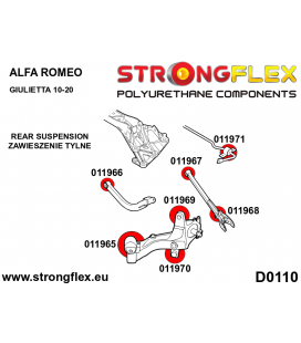 016251A: Full suspension bush kit SPORT