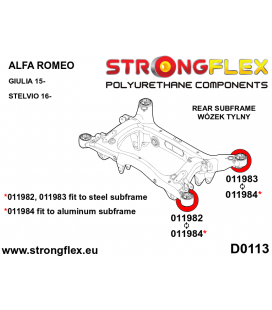 011982A: Rear subframe - front bush SPORT