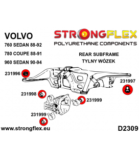 236213B: Full Suspension bush kit