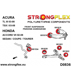 086229B: Front suspension bush kit