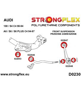 022048A: Front lower wishbone bush – outer SPORT